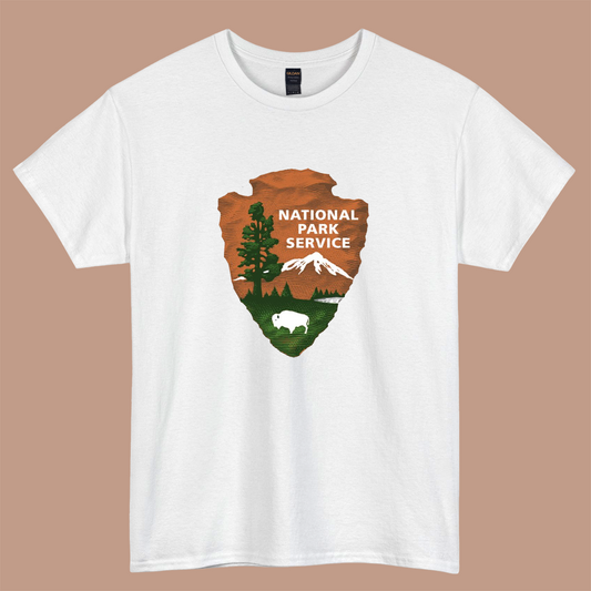National Park Service logo SHORT SLEEVE T SHIRT S-3XL- P