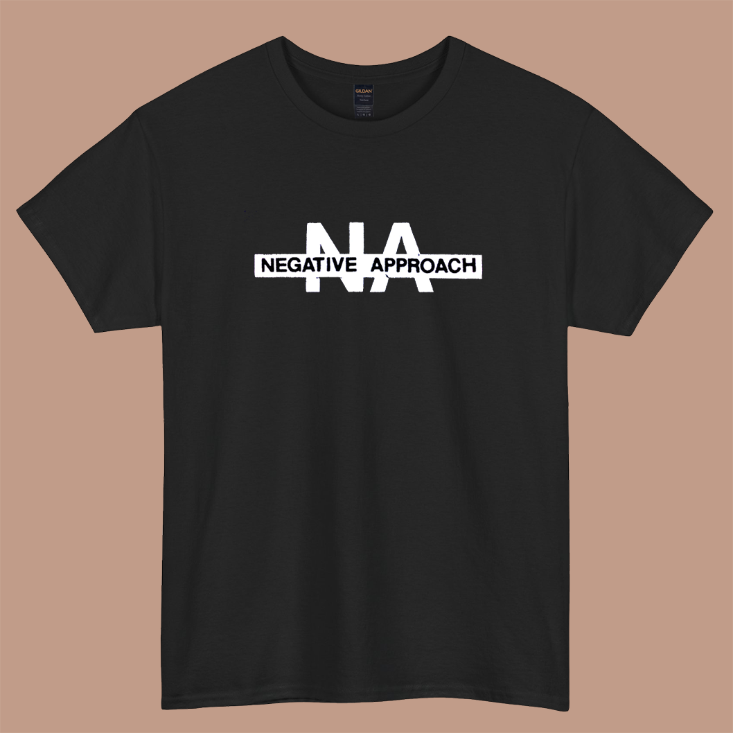 Negative Approach Logo short sleeve t shirt size S-3XL -P