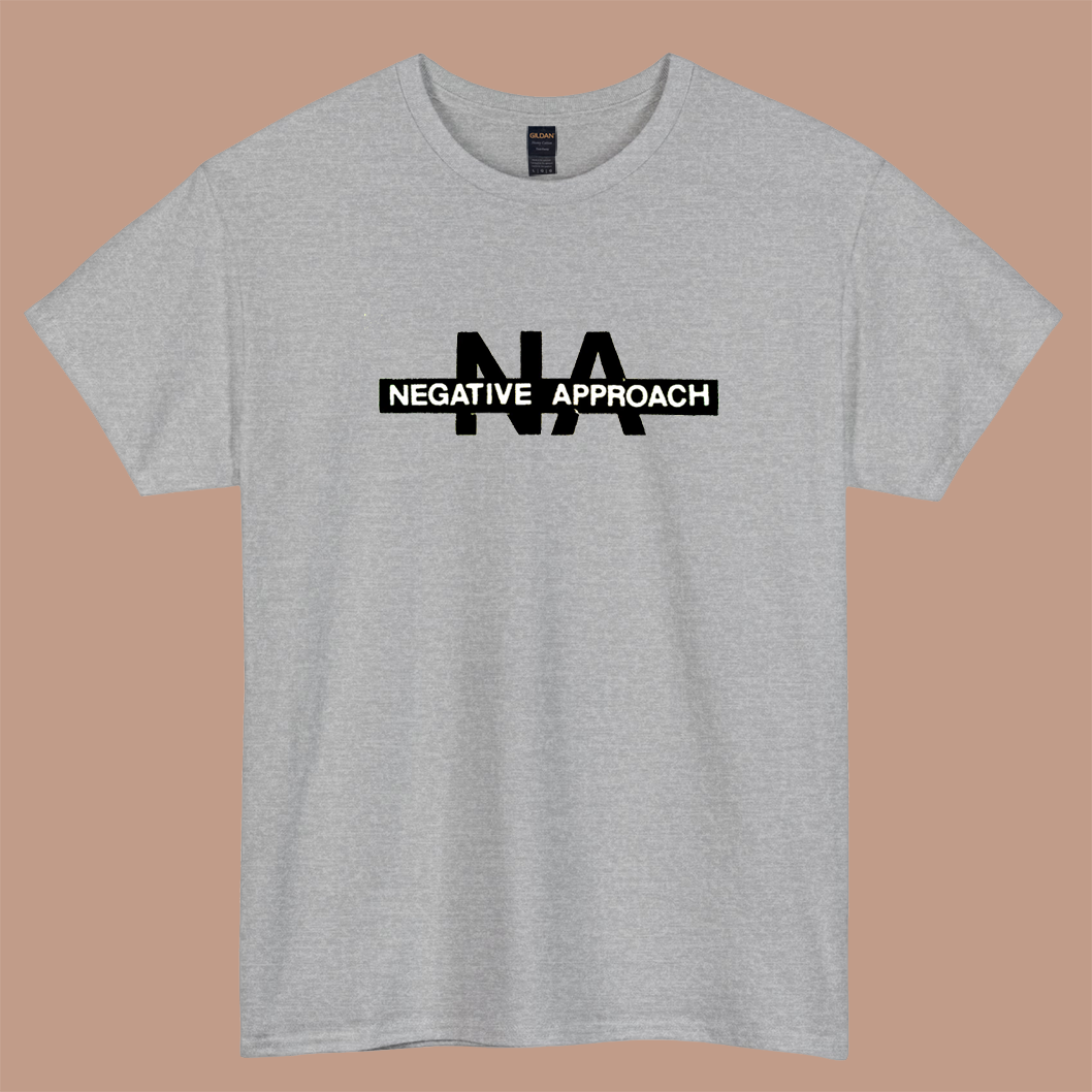 Negative Approach logo short sleeve t shirt size S-3XL -P