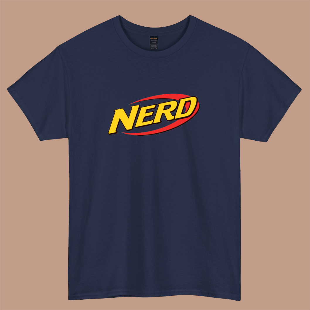 Nerd Gun Logo short sleeve t shirt S-3XL -P
