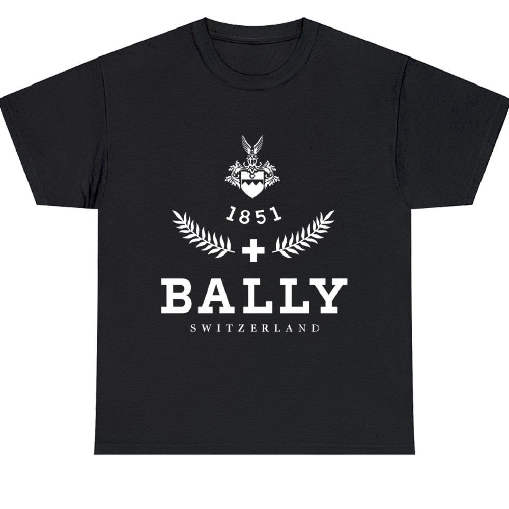 New BALLY SWITZERLAND 1851 Logo Men's Unisex T Shirt Size S to 3XL