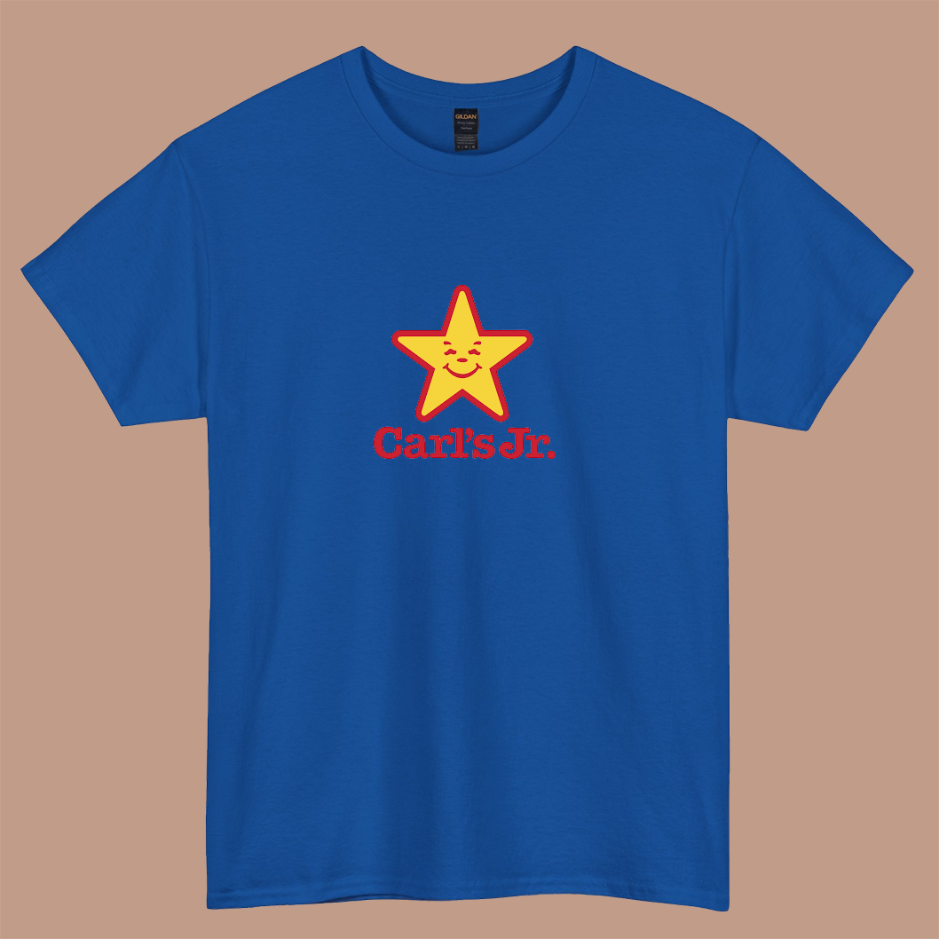 New Carl's Jr Logo SHORT SLEEVE T SHIRT SIZE S-3XL -P