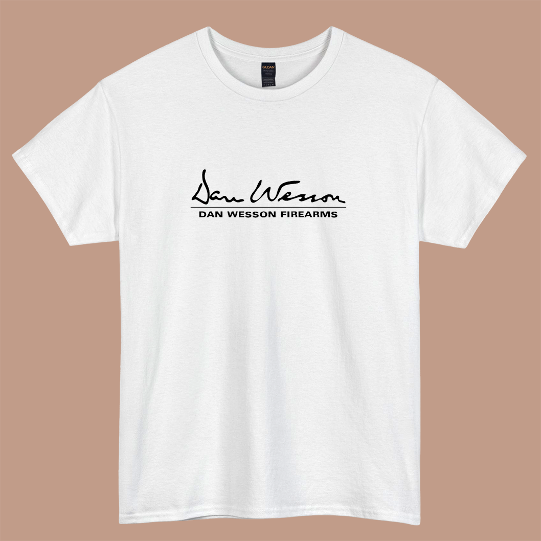 New Dan Wesson Firearms logo short sleeve t shirt size S-3XL -P