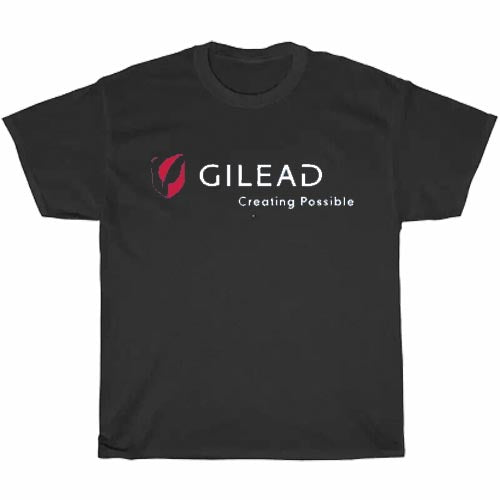 New Gilead Sciences Logo Men's Unisex T Shirt Size S to 3XL