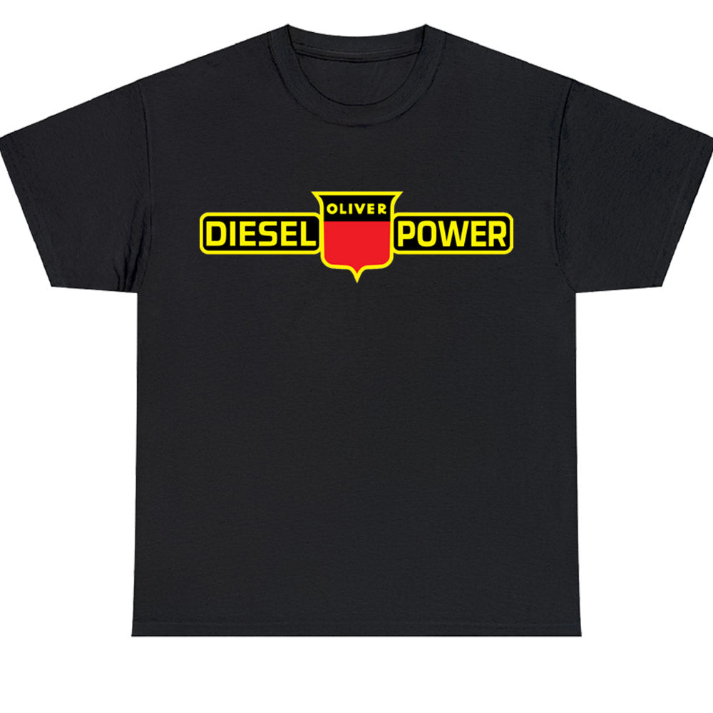 New Oliver Diesel Power Farm Tractor Logo Men's Unisex T Shirt Size S to 3XL