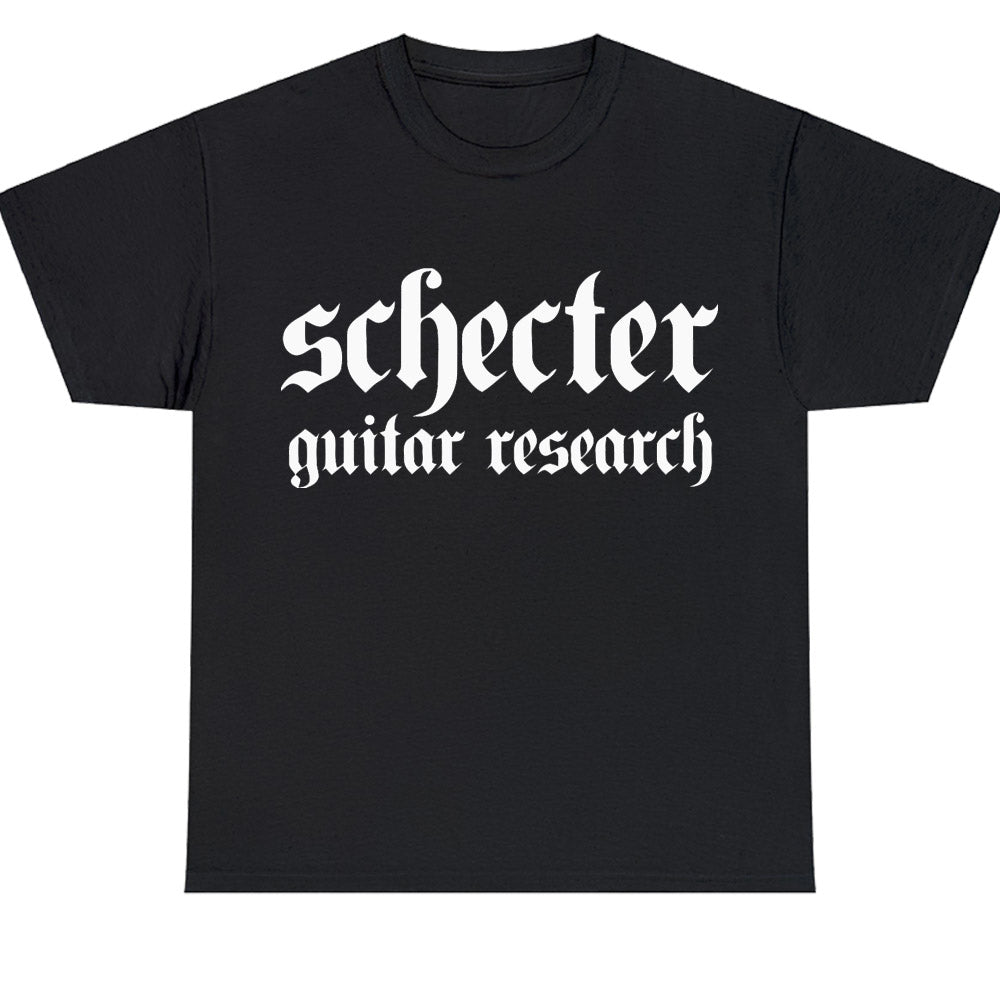 New Schecter Guitar Logo Men's Unisex T Shirt Size S to 3XL