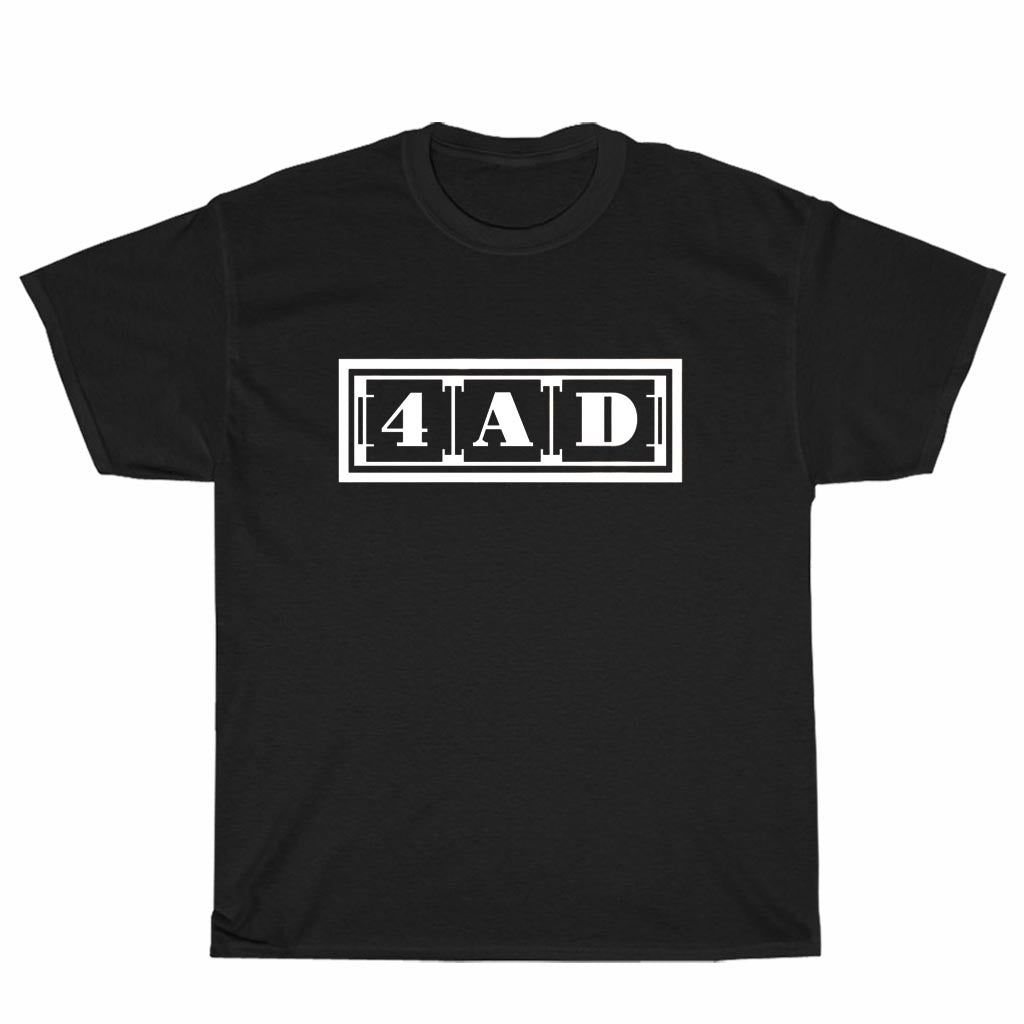 New Shirt 4AD Record Logo Men's USA T-Shirt Funny Logo Unisex Men's T Shirt Size S to 3XL