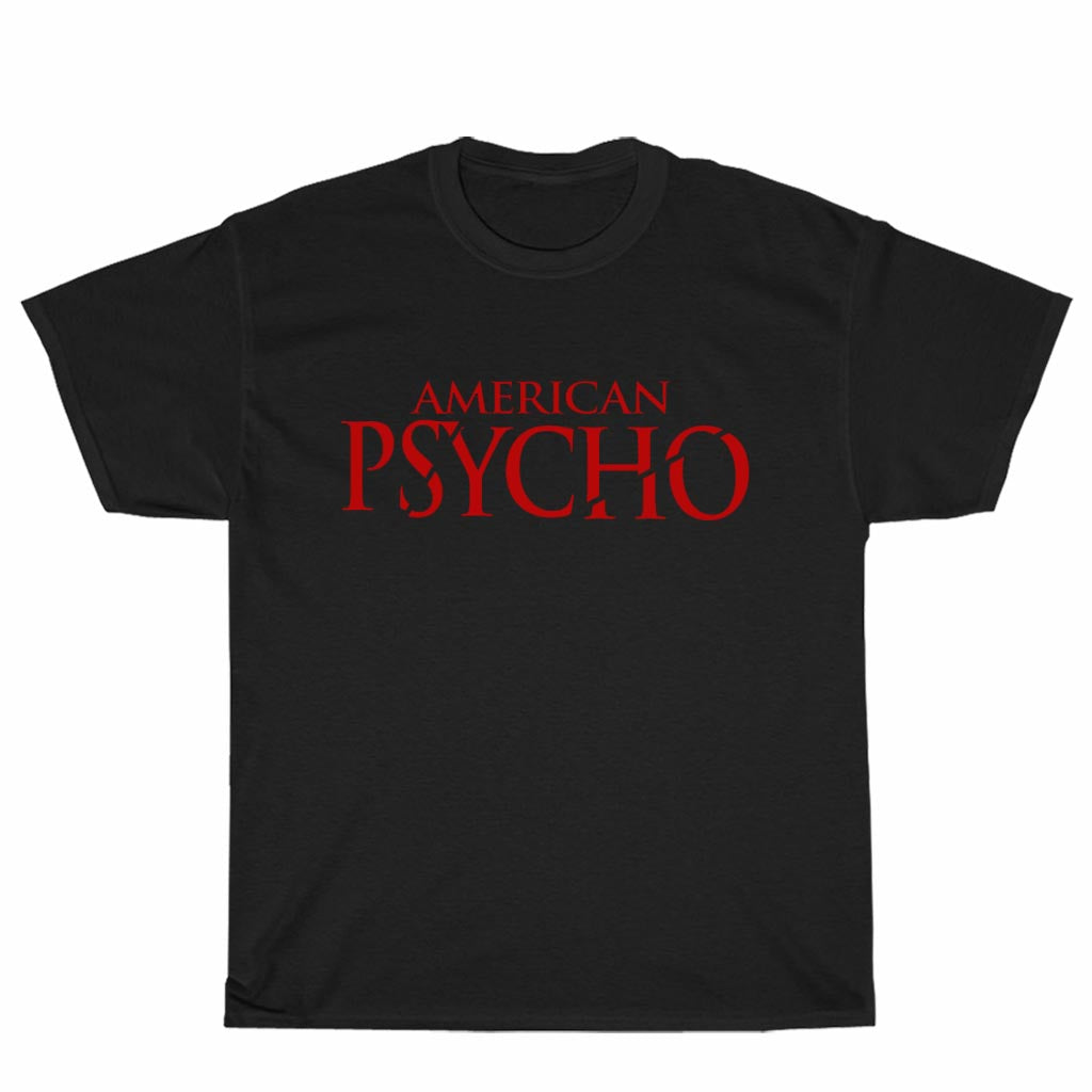 New Shirt American Psycho Movie Logo American Funny Logo Unisex Men's T Shirt Size S to 3XL