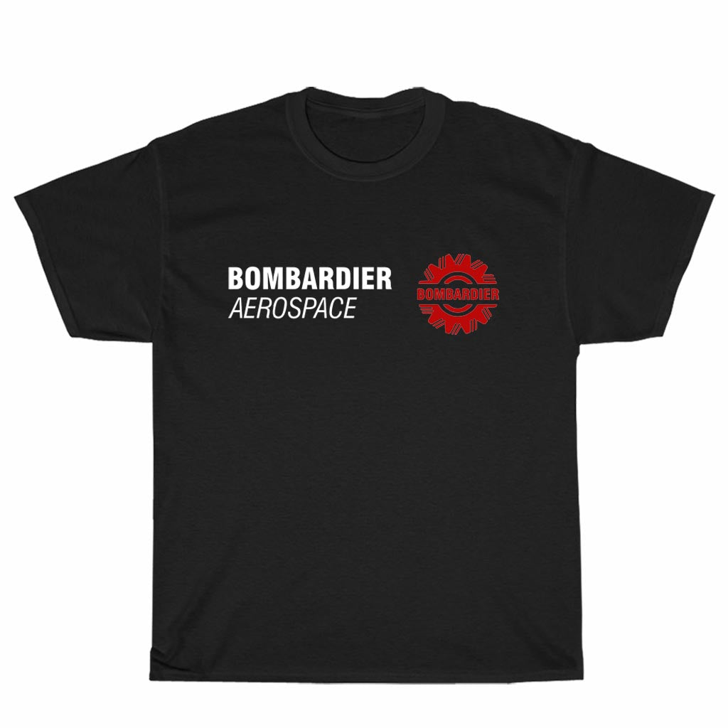 New Shirt Bombardier Aerospace Logo Unisex Men's T Shirt Size S to 3XL