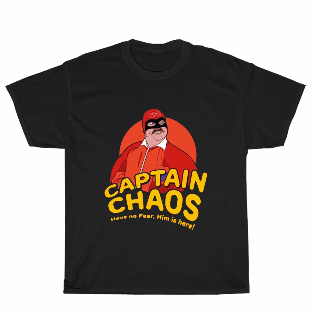 New Shirt Captain Chaos Logo Unisex Men's T Shirt Size S to 3XL