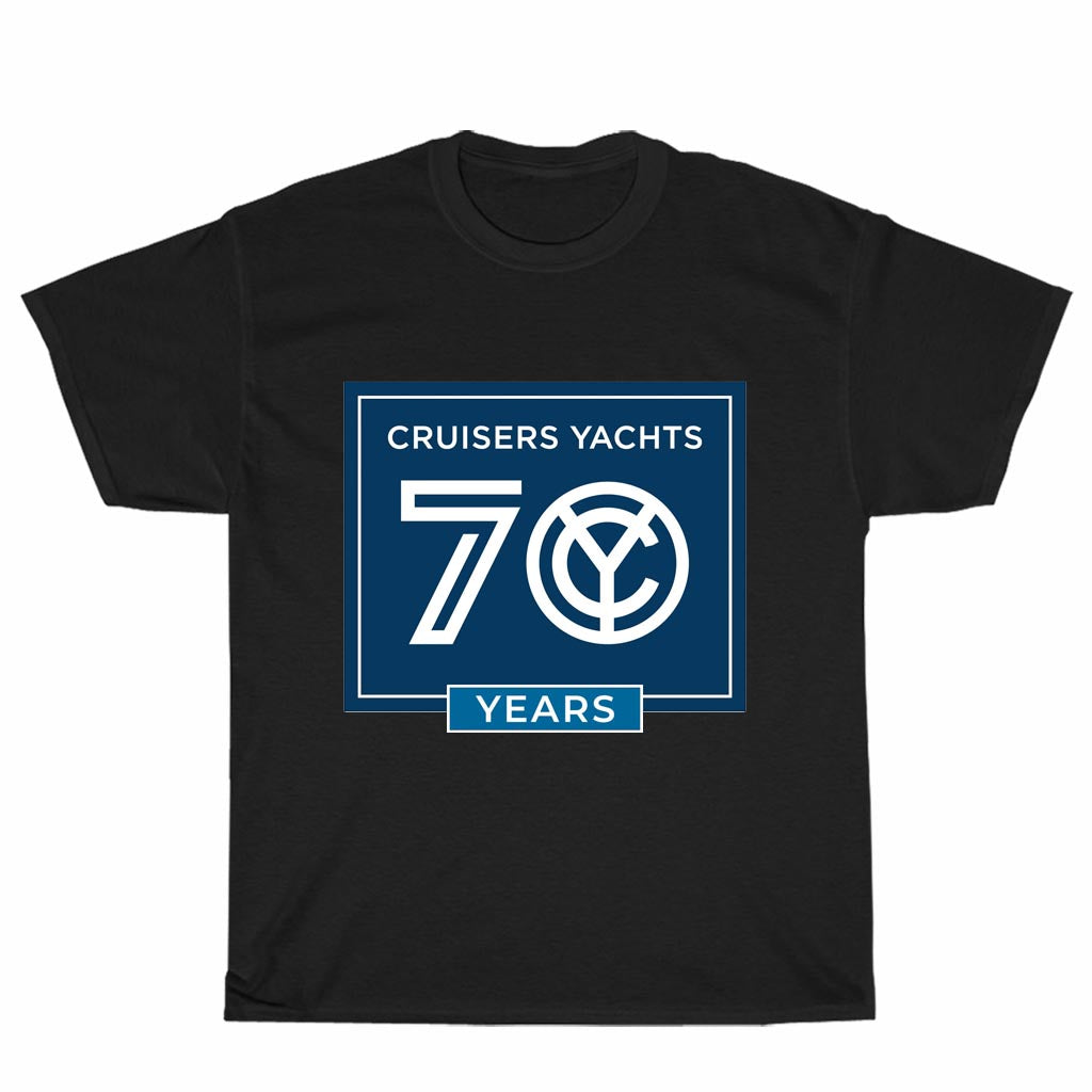 New Shirt Cruisers Yachts Performance 70 Years Logo Unisex Men's T Shirt Size S to 3XL