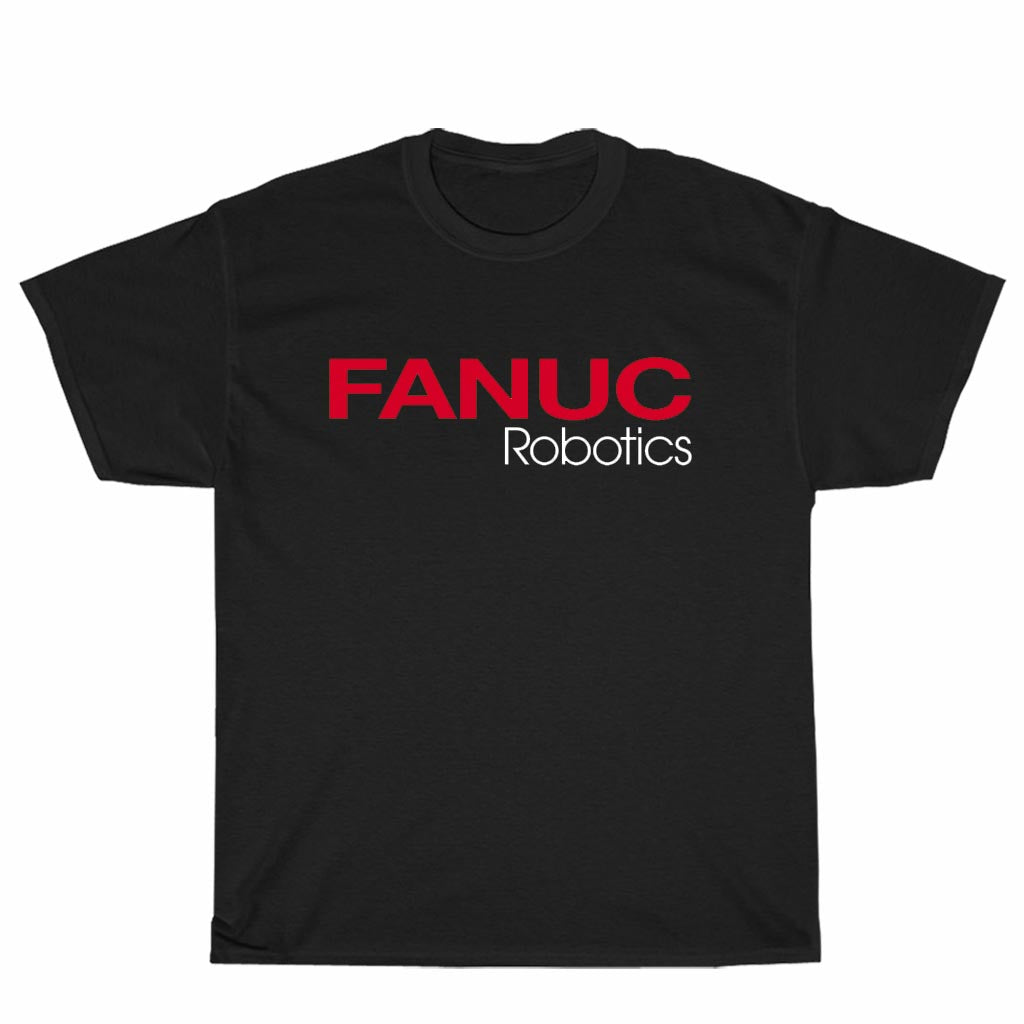 New Shirt Fanuc Robotics American Logo Unisex Men's T Shirt Size S to 3XL