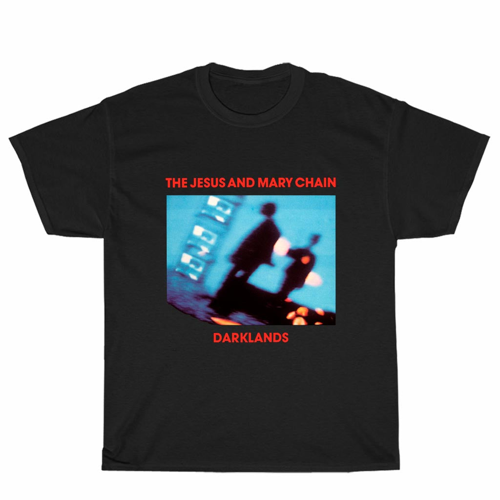 New Shirt Jesus and Mary Chain Darklands Logo Unisex Men's T Shirt Size S to 3XL