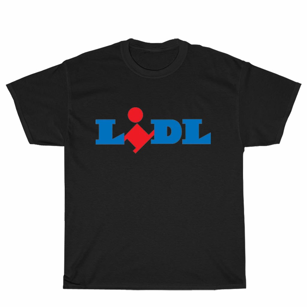 New Shirt LiDL Grocery Market Logo Unisex Men's T Shirt Size S to 3XL