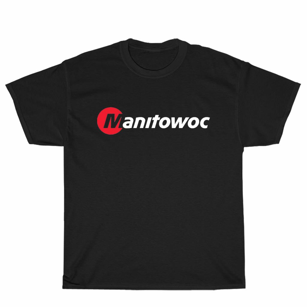 New Shirt Manitowoc Construction Cranes Logo Unisex Men's T Shirt Size S to 3XL