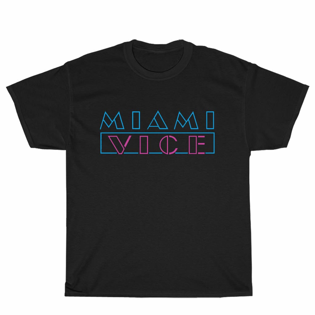 New Shirt Miami Vice Logo Unisex Men's T Shirt Size S to 3XL