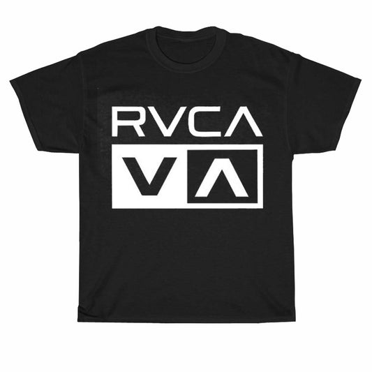 New Shirt RVCA Logo Unisex Men's T Shirt Size S to 3XL