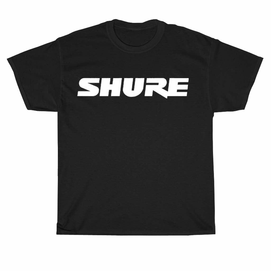 New Shirt Shure Headphone Audio Systems Logo Unisex Men's T Shirt Size S to 3XL