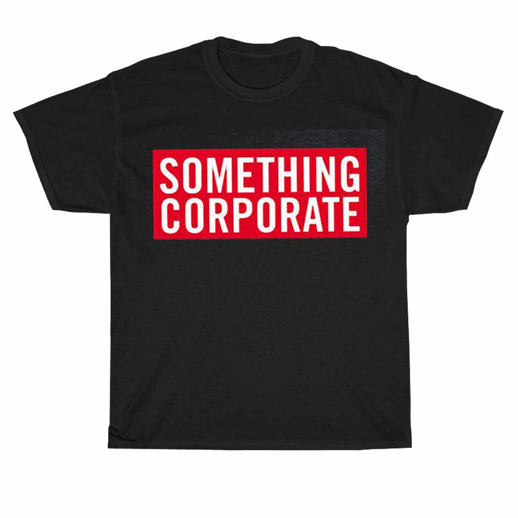 New Something Corporate Band Logo Unisex Men's T Shirt Size S to 3XL