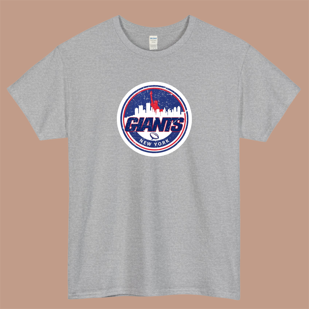 New York Giants Football Logo Mens Unisex Short Sleeve T-Shirt Size S-3XL - P