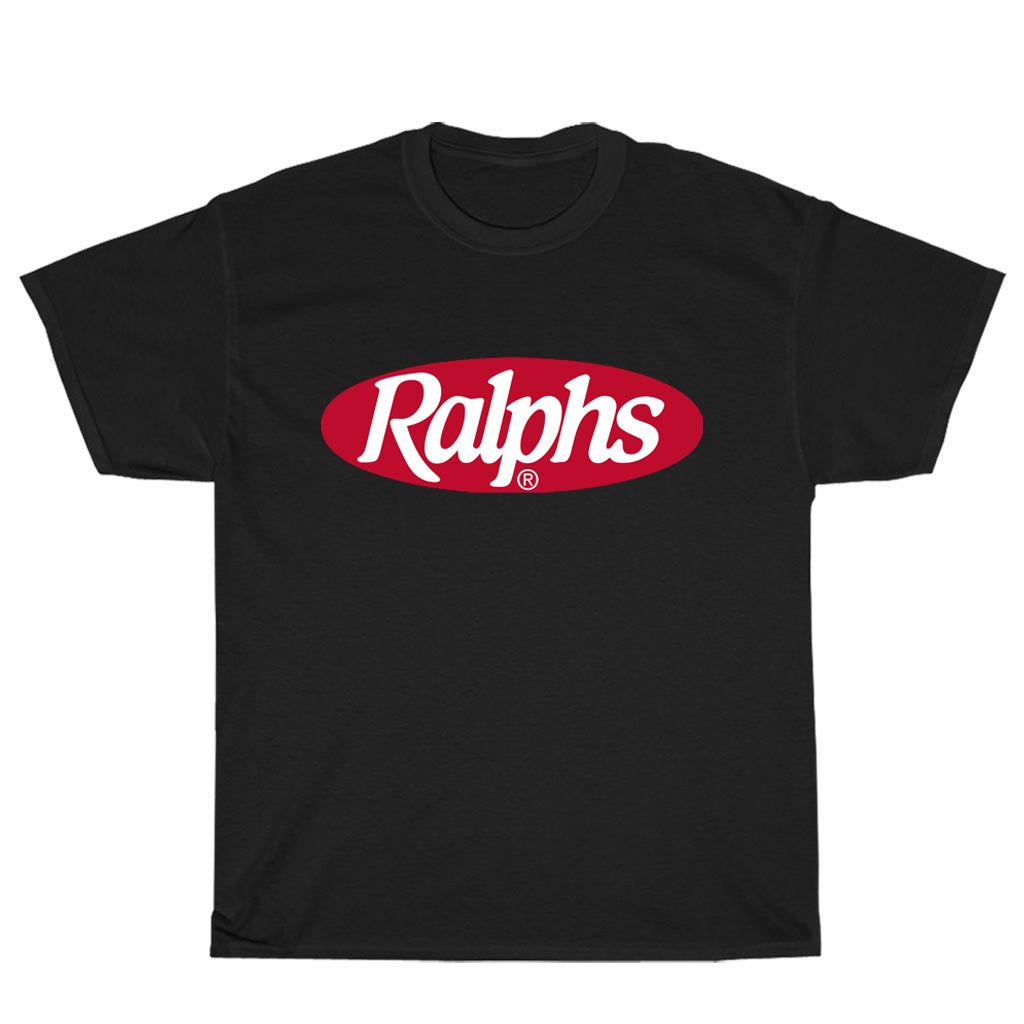 New RALPHS Supermarket Grocery Store Logo American Funny Logo Unisex Men's T Shirt Size S to 3XL