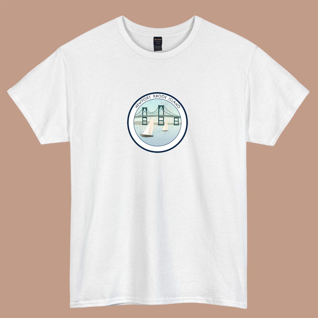 Newport Rhode Island log short sleeve t shirt Size S-3XL -P