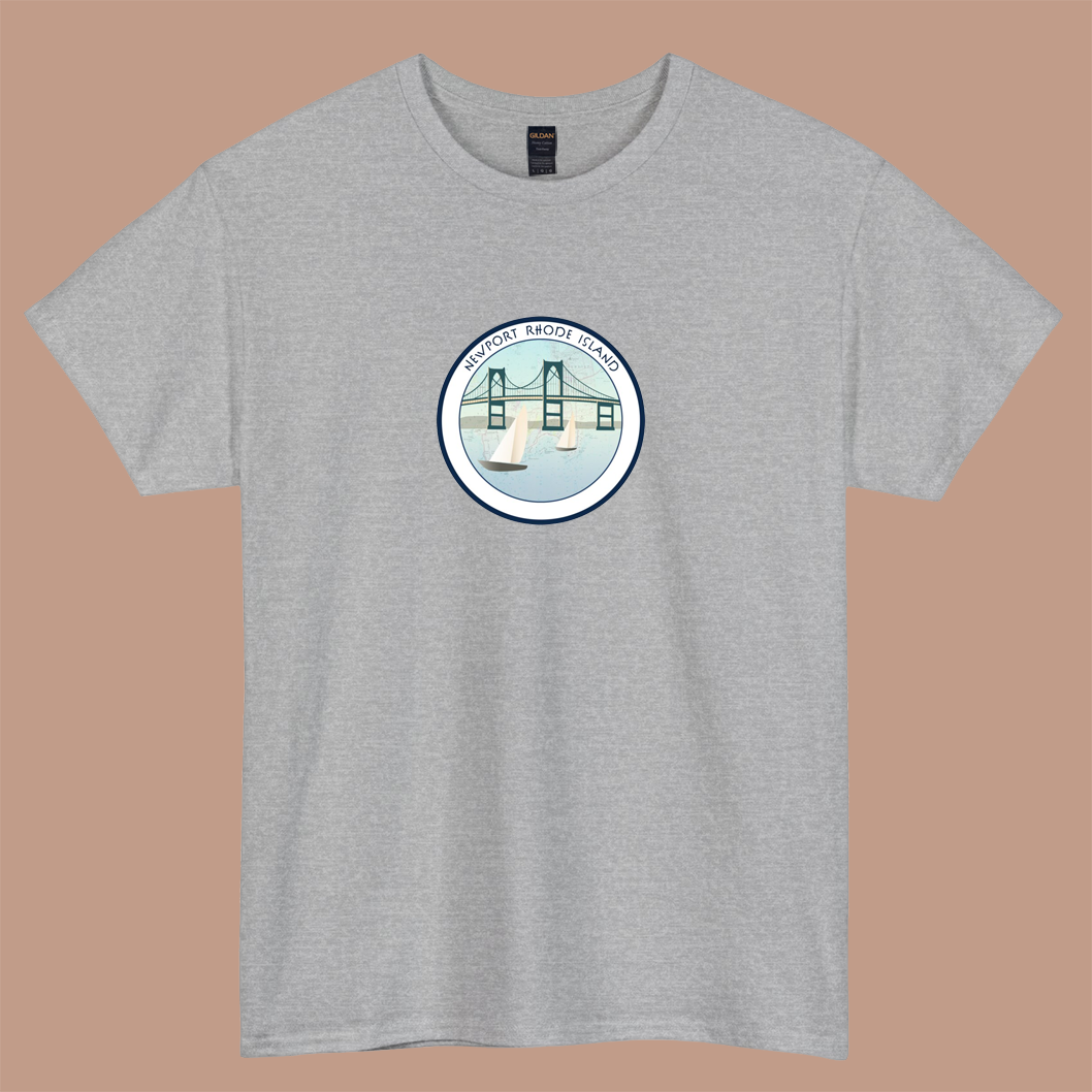 Newport Rhode Island log short sleeve t shirt Size S-3XL -P