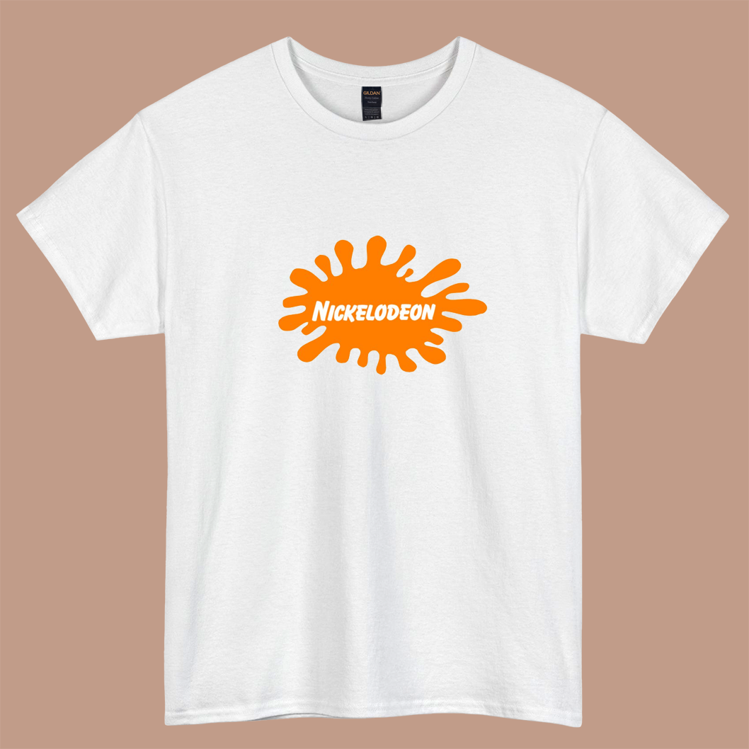 Nickelodeon logo short sleeve t shirt S-3XL- P