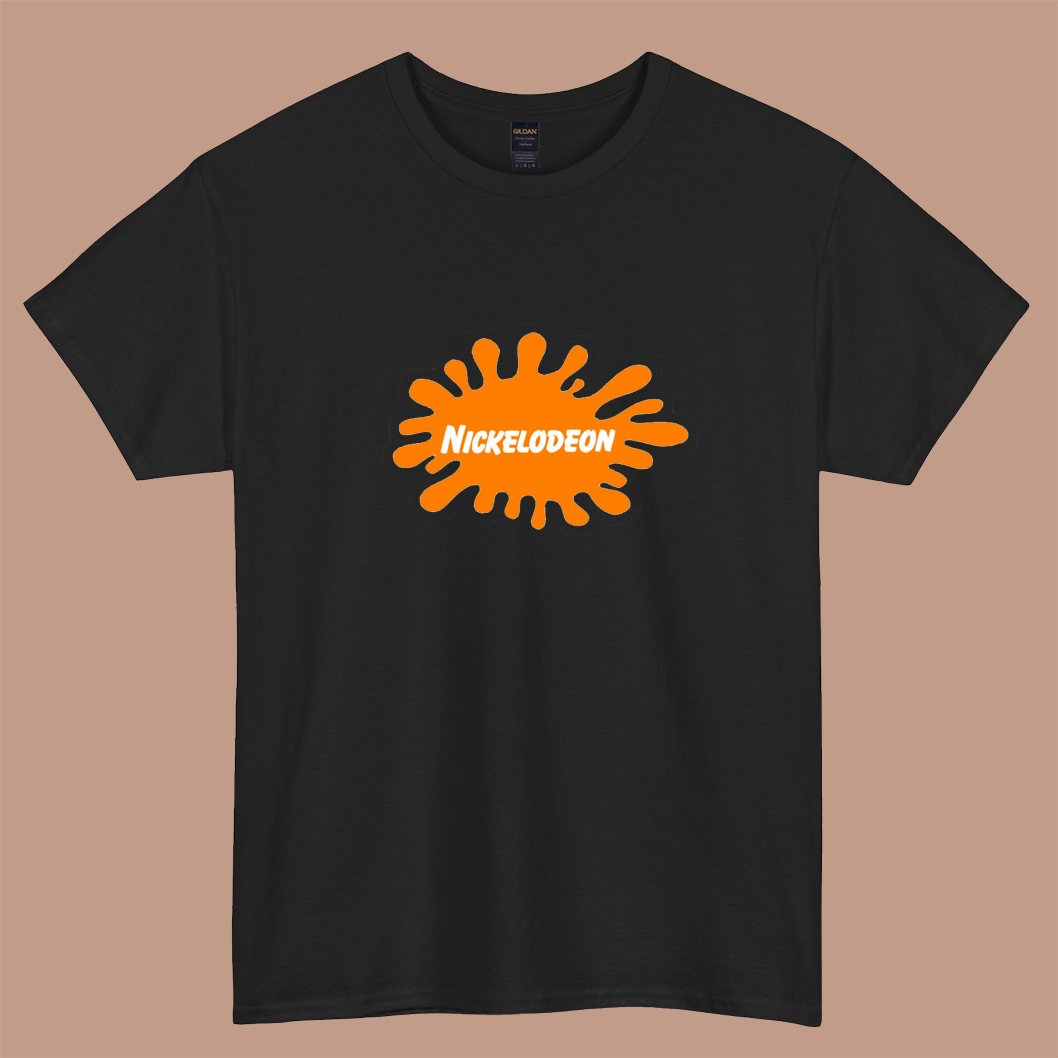 Nickelodeon logo short sleeve t shirt S-3XL- P