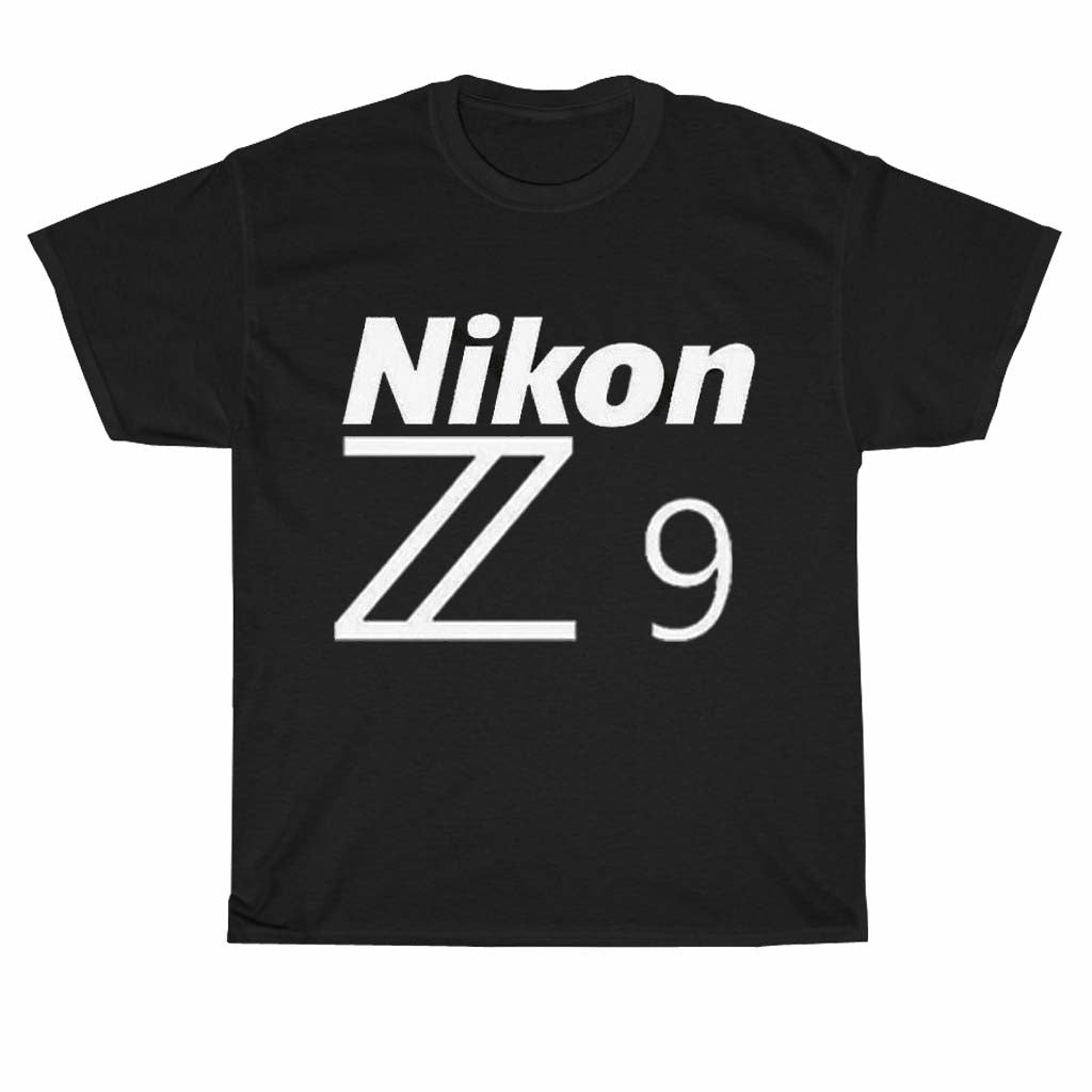 Nikon z9 z 9 Professional Camera Logo Unisex Men's T Shirt Size S to 3XL