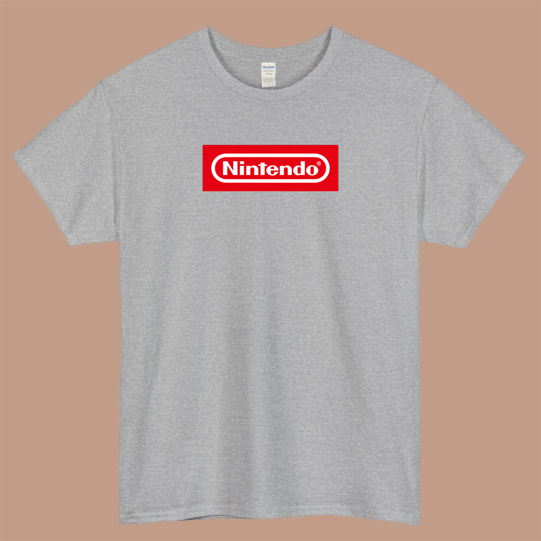 Nintendo 2Logo Mens Unisex Short Sleeve T-Shirt Size S-3XL