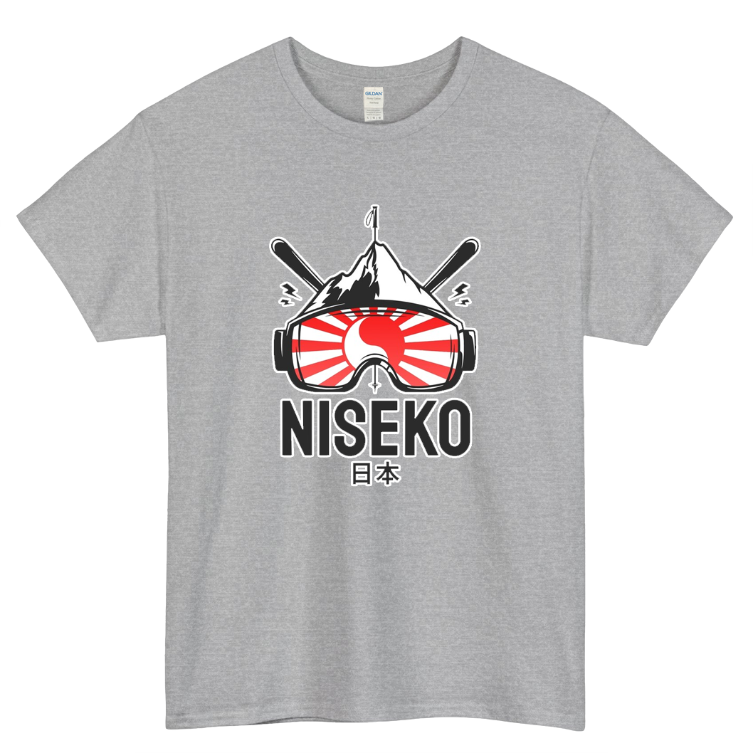 Niseko Hokkaido Logo Mens Unisex Short Sleeve T-Shirt Size S-3XL - P