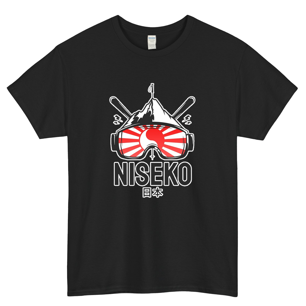 Niseko Hokkaido Logo Mens Unisex Short Sleeve T-Shirt Size S-3XL - P