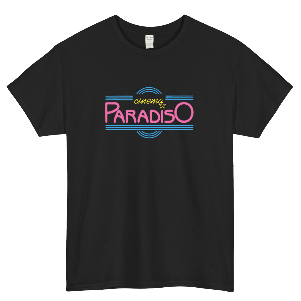 Nuovo Cinema Paradiso logo SHORT SLEEVE T SHIRT -P