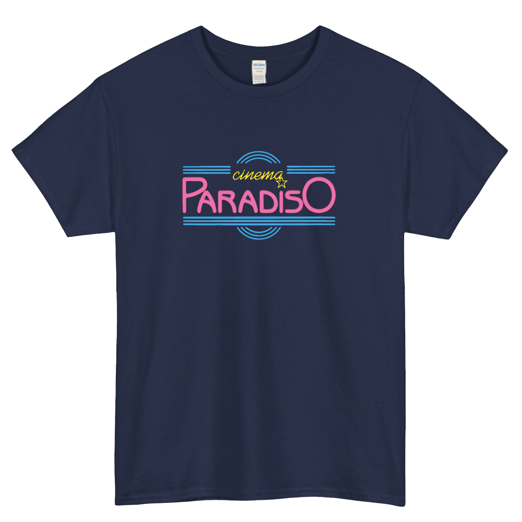 Nuovo Cinema Paradiso logo SHORT SLEEVE T SHIRT -P