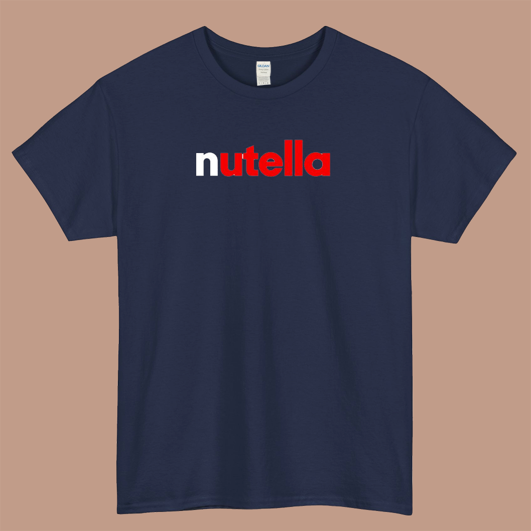 Nutella 5 logo short sleeve men's t shirt S-3XL