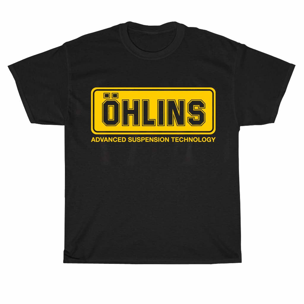 Ohlins Shock Suspension Logo Unisex Men's T Shirt Size S to 3XL