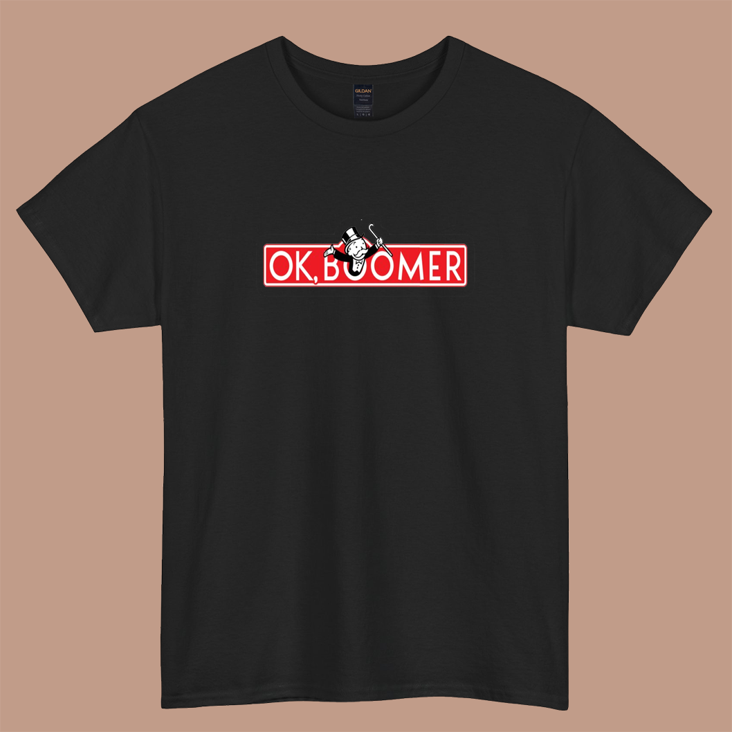 Ok Boomer Board Game logo short sleeve t shirt S-3XL-P