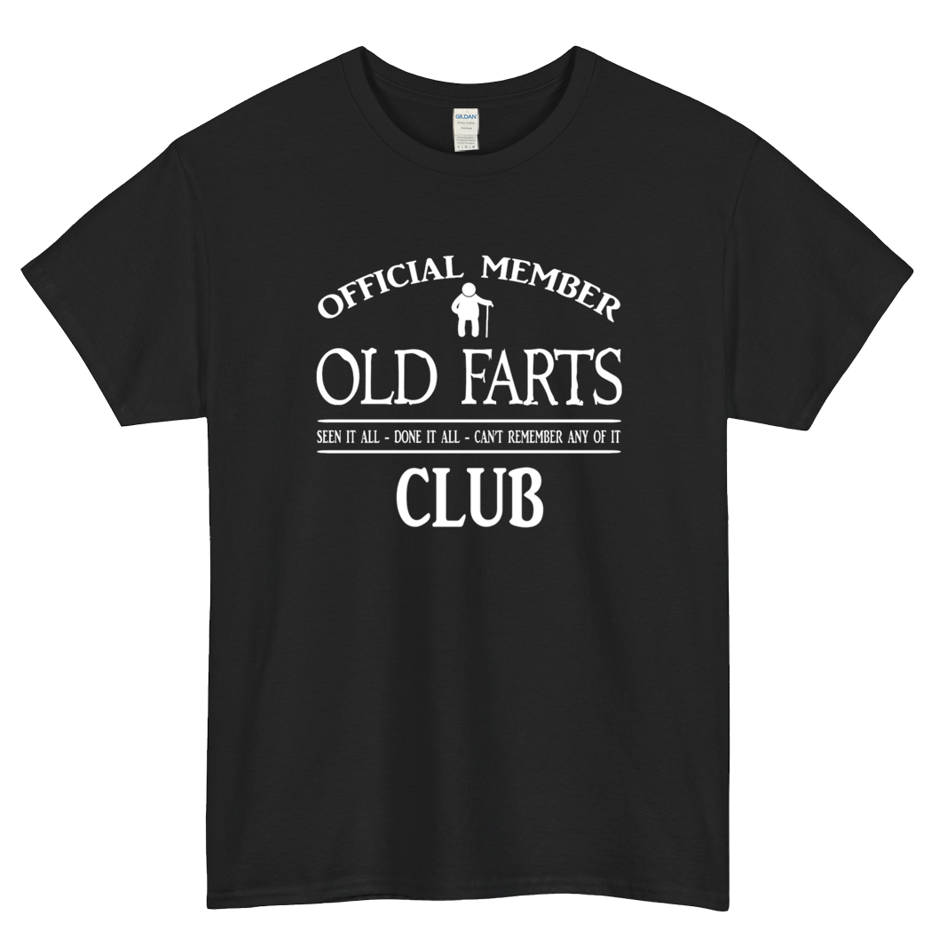 Old Farts Club Logo Mens Unisex Short Sleeve T-Shirt Size S-3XL - P