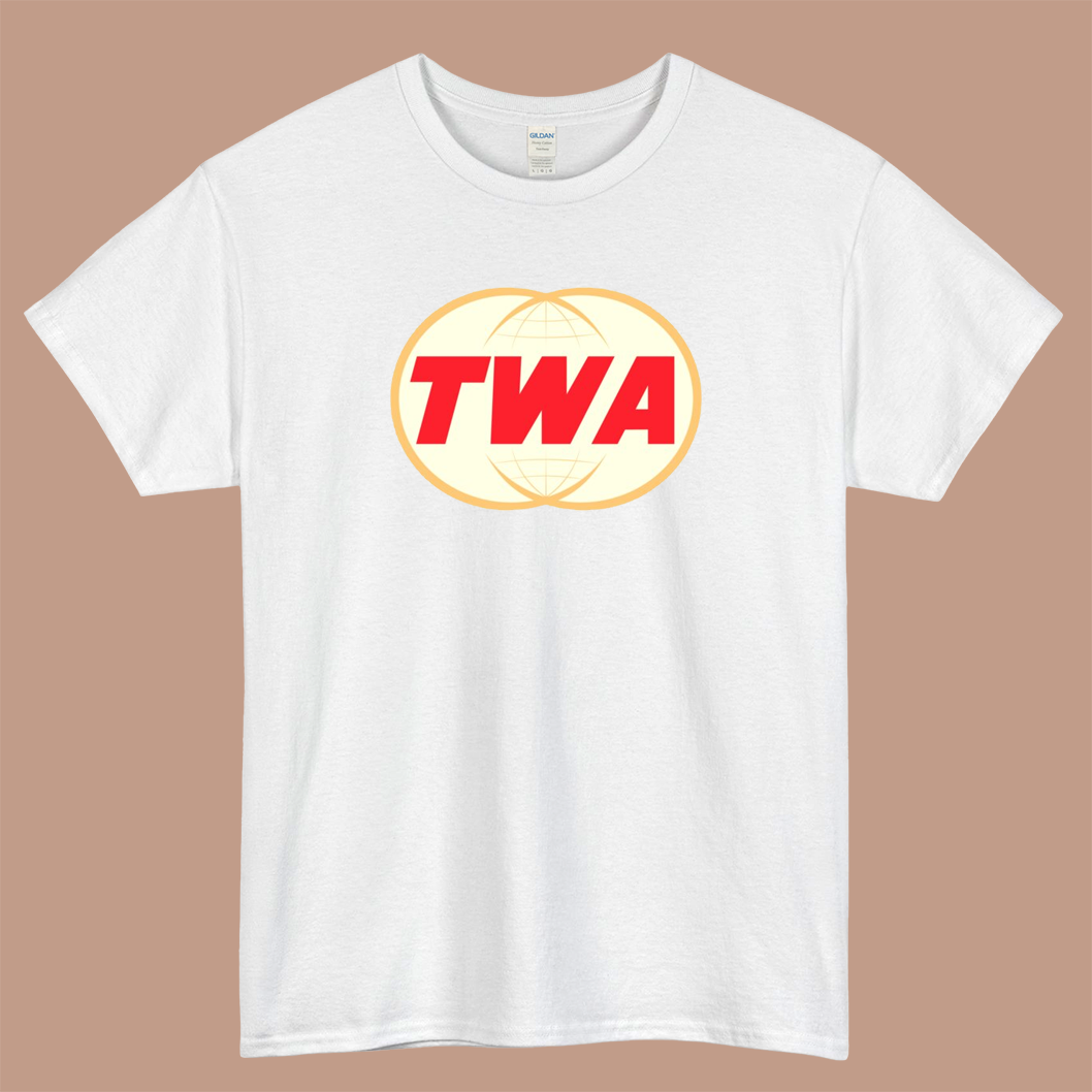 Old TWA Logo Mens Unisex Short Sleeve T-Shirt Size S-3XL - P