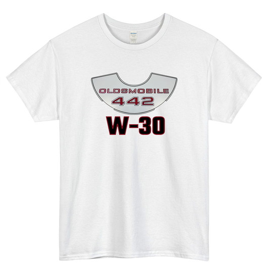 Olds 442 W30 Logo short sleeve t shirt size S-3XL-P