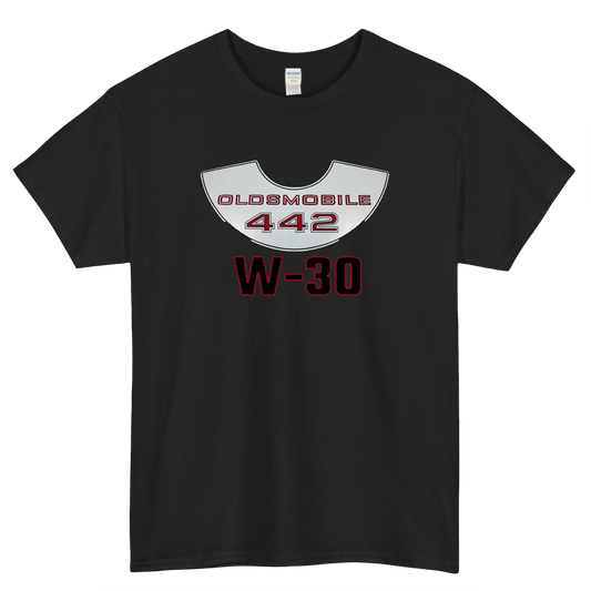Olds 442 W30 Logo short sleeve t shirt size S-3XL-P