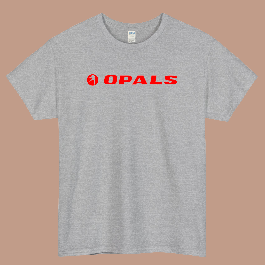 Opals Tyres Logo Mens Unisex Short Sleeve Gray T-Shirt Size S-3XL