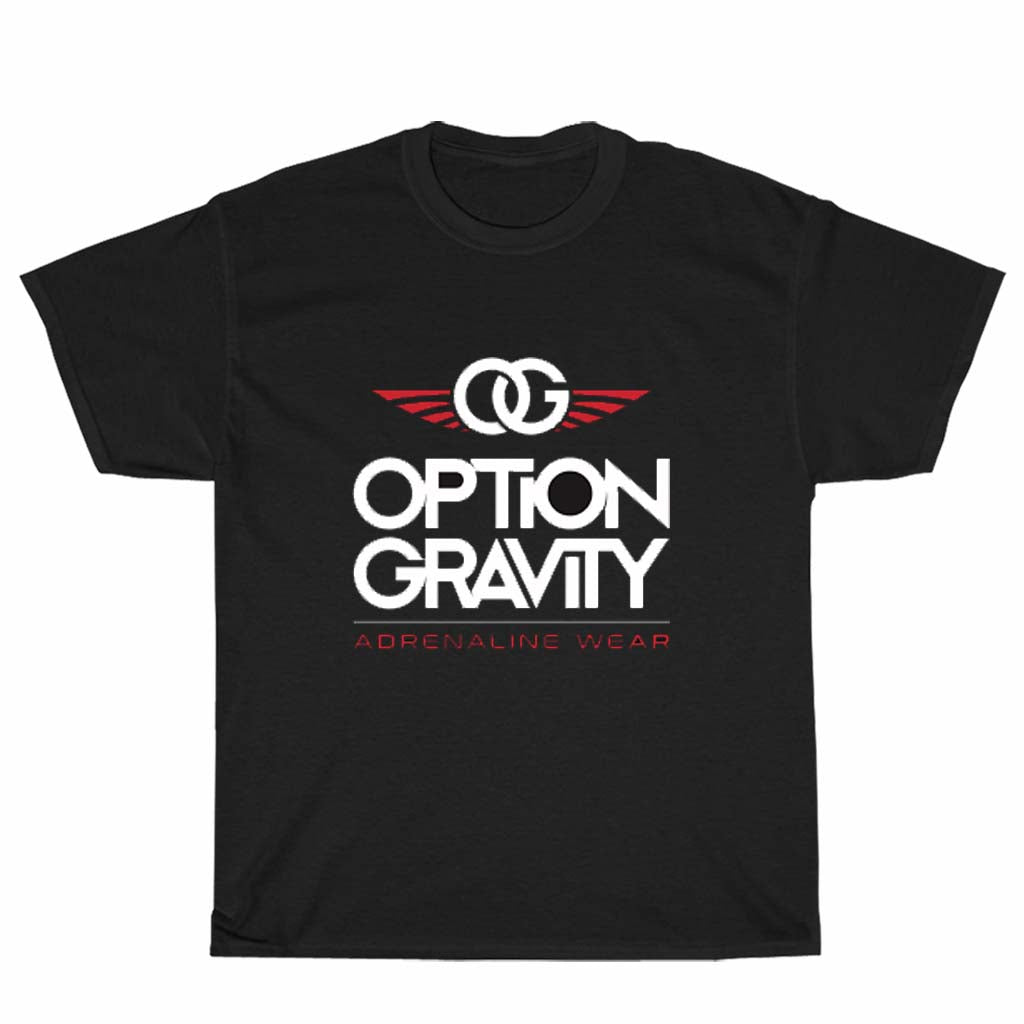 Option Gravity Logo Unisex Men's T Shirt Size S to 3XL