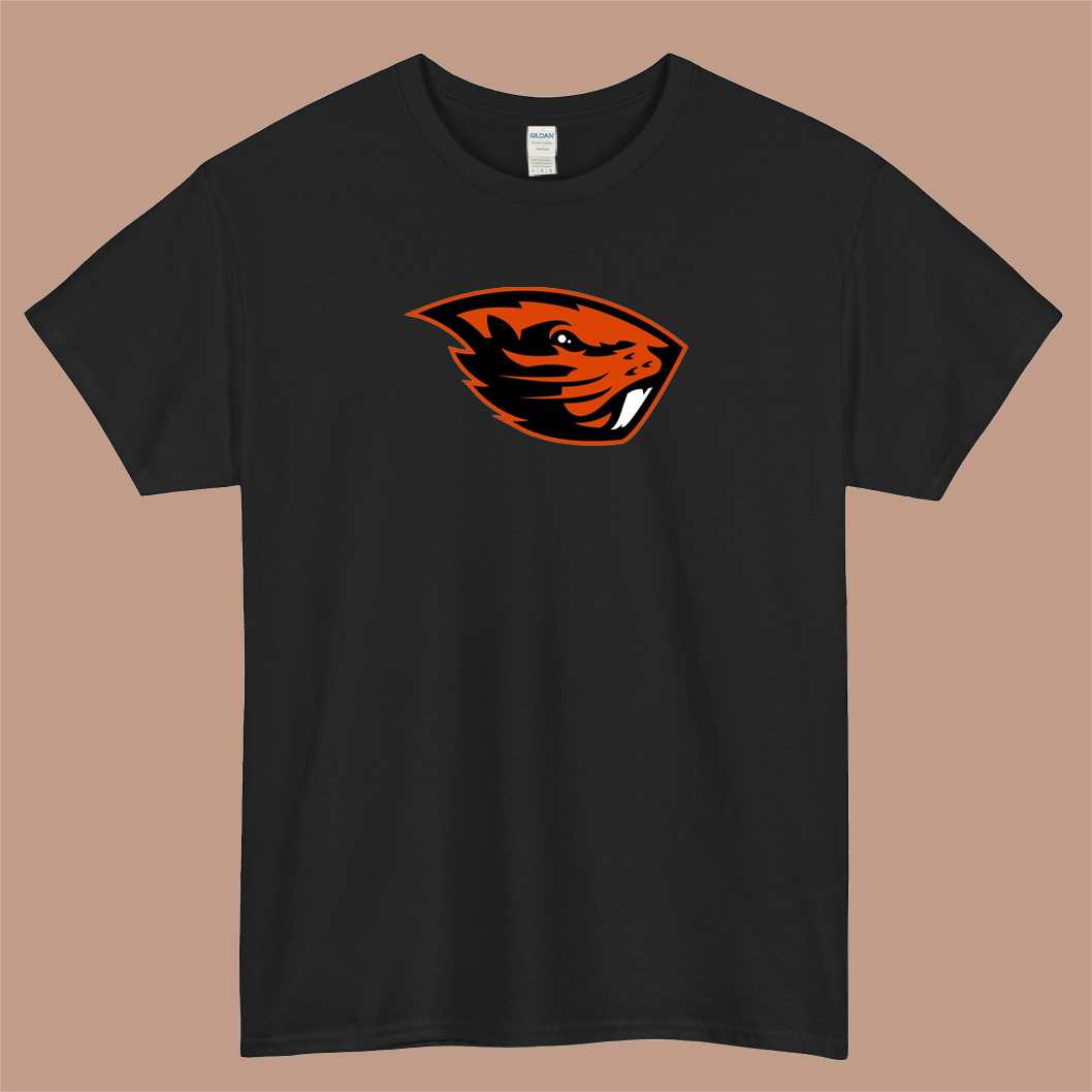 Oregon State Beavers Logo Mens Unisex Short Sleeve T-Shirt Size S-3XL - P