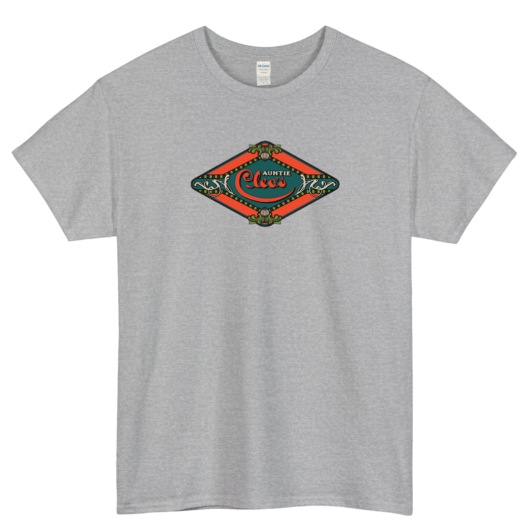 Outer Worlds Auntie Cleo's Distressed Logo Mens Unisex Short Sleeve T-Shirt Size S-3XL - P