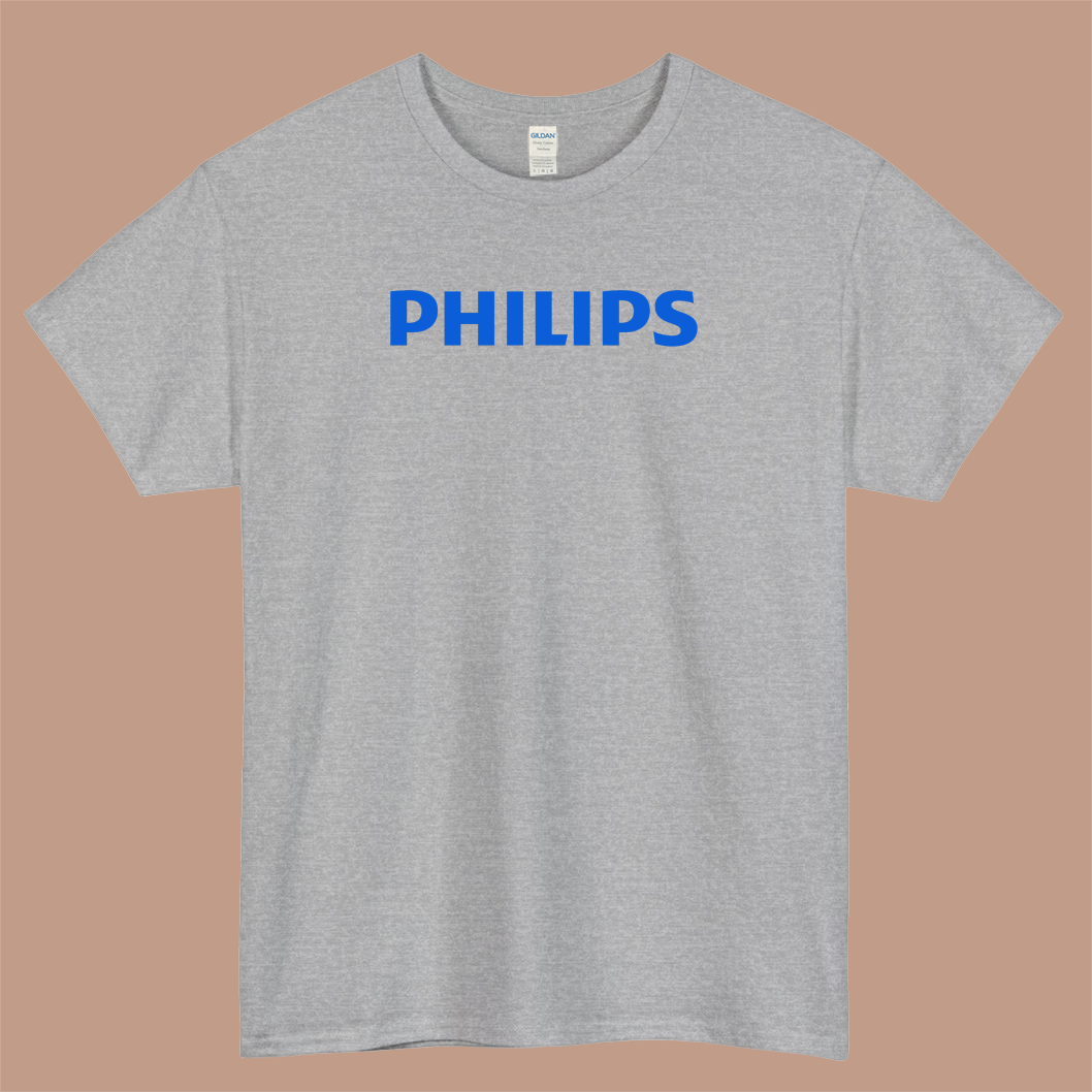 PHILIPS Logo Mens Unisex Short Sleeve T-Shirt Size S-3XL