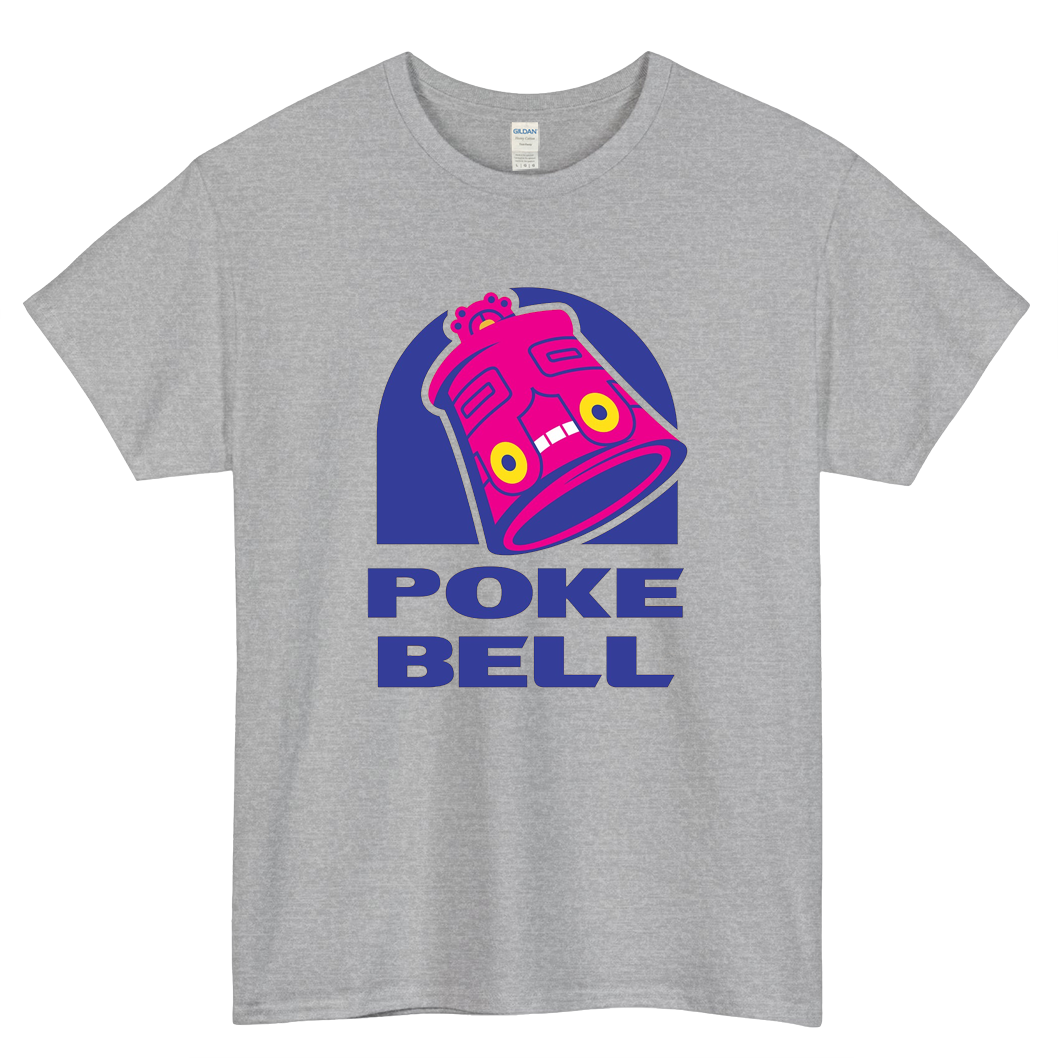 POKE BELL Logo Mens Unisex Short Sleeve T-Shirt Size S-3XL - P