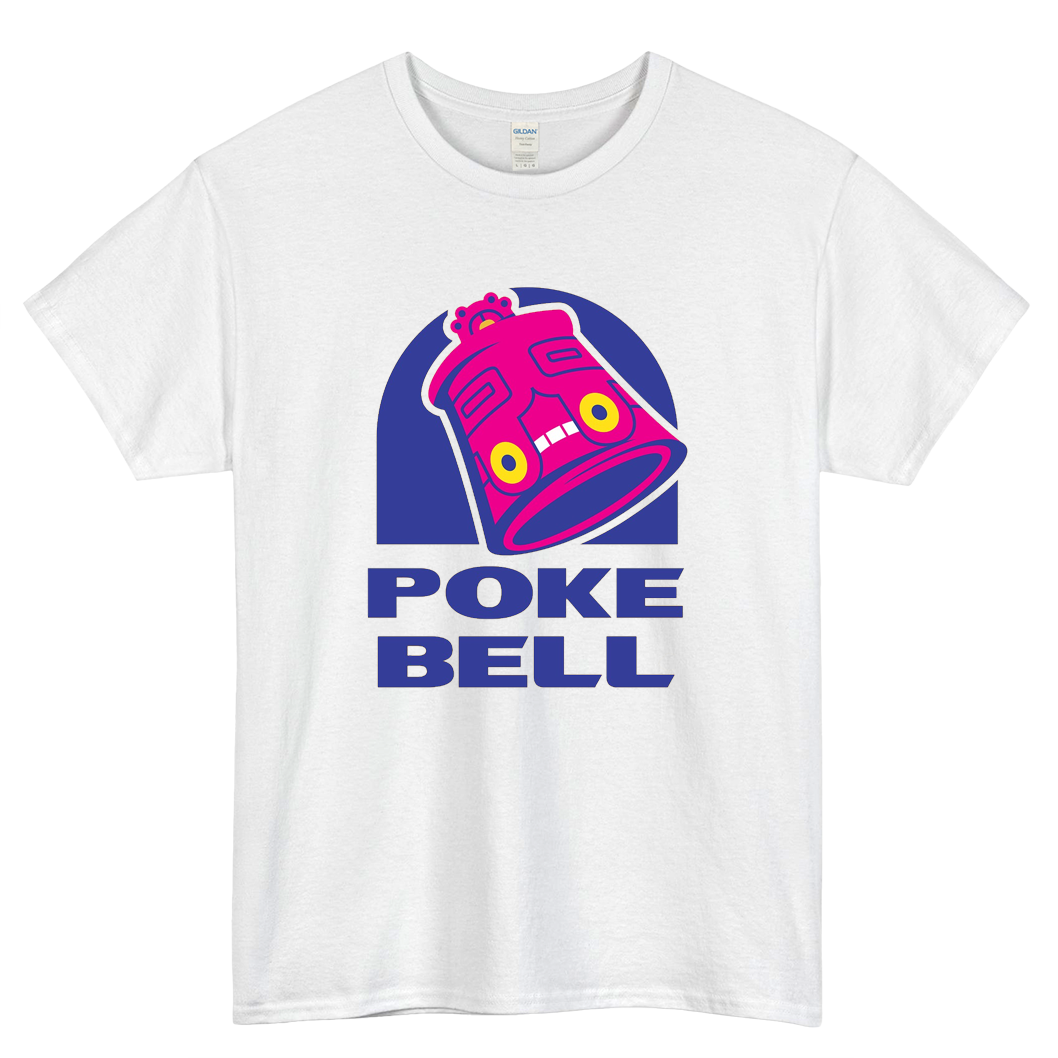 POKE BELL Logo Mens Unisex Short Sleeve T-Shirt Size S-3XL - P