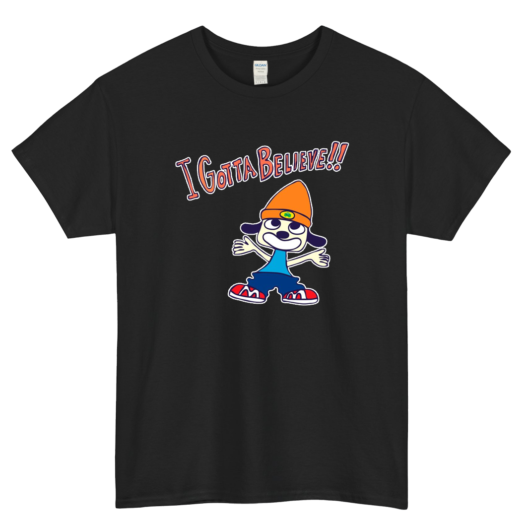 PaRappa - I Gotta Believe Logo Mens Unisex Short Sleeve T-Shirt Size S-3XL - P